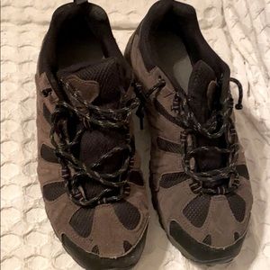 Men’s suede so peaks lace up hiking shoes